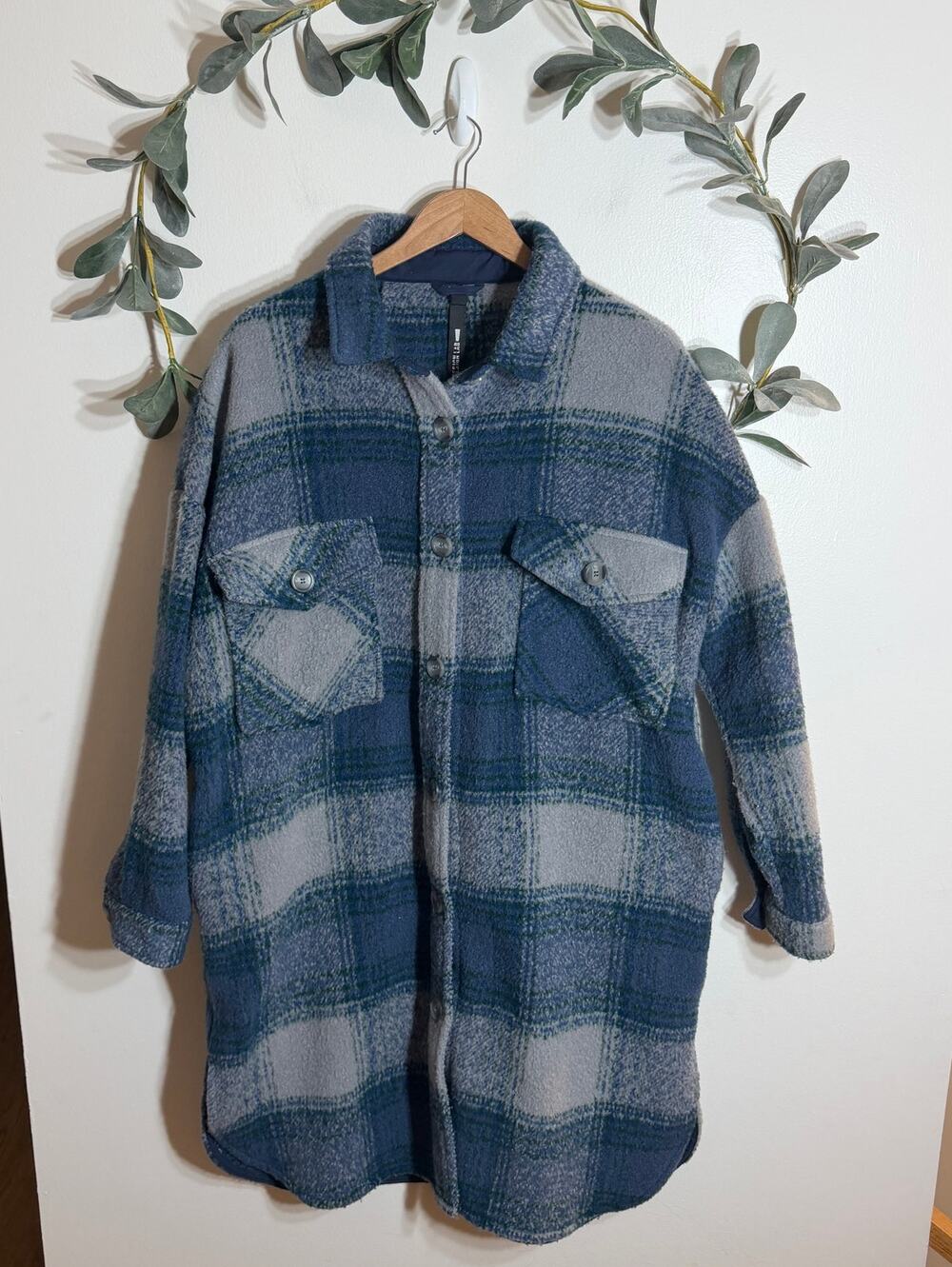 Design Lab Blue Shacket